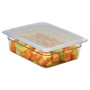 Cubeta GN 1/2 de policarbonato transparente 26.5 x 32.5 x10 cm Capacidad 5.9 L CAMBRO 24CW-135