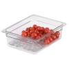 Cubeta GN 1/2 de policarbonato transparente 26.5 x 32.5 x10 cm Capacidad 5.9 L CAMBRO 24CW-135