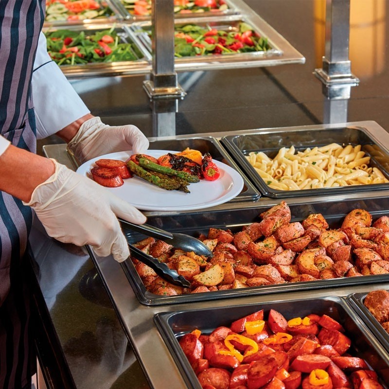 Cubeta GN 1/2 de policarbonato negra 26.5x32.5x10 cm Capacidad 5.9 L 