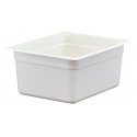 Cubeta GN 1/2 de policarbonato blanca 26.5 x 32.5 x15 cm Capacidad 8.9 L CAMBRO 26CW-148