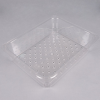 Recipiente colador GN 1/2 - 26,5 x 32.5 x 7,6 cm - Policarbonato Transparente CAMBRO 23CLRCW-135