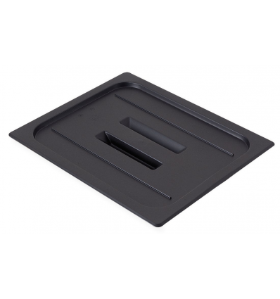 TAPA CON ASA GN 1/2 POLICARBONATO NEGRA CAMBRO 20CWCH-110