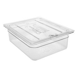 TAPA CON MUESCA Y ASA GN 1/2 POLICARBONATO TRANSPARENTE CAMBRO