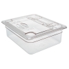 TAPA CON BISAGRA FLIPLID Y MUESCA GN 1/2 POLICARBONATO TRANSPARENTE CAMBRO 20CWLN-135