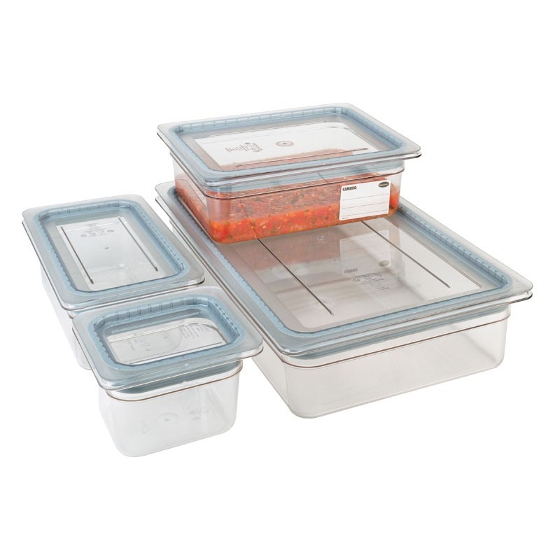 Tapa hermética GN 1/2 - 26.5 x 32.5 cm transparente CAMBRO