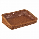 CESTA RECTANGULAR INCLINADA DE POLIPROPILENO 58X38 CM ALTURA 8/12 CM PUJADAS P100761