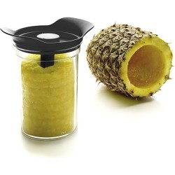 Cortador - pelador de piña. Juego compelto con bote. Lacor 60393