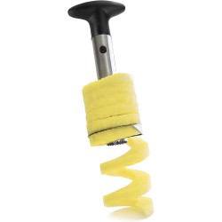 Cortador - pelador de piña. Juego compelto con bote. Lacor 60393