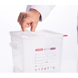 Contenedor cuadrado de popipropileno 6 litros_ARAVEN 11853