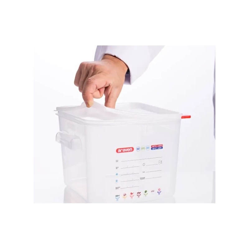 Contenedor cuadrado de popipropileno 6 litros_ARAVEN 11853