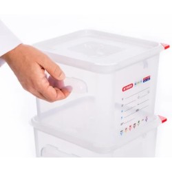 Contenedor cuadrado de popipropileno 6 litros_ARAVEN 11853