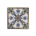 Plato pan cuadrado decorado Bizancio Ming II 16x16x2 cm_B2974Y1 (6 unidades)