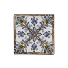 Plato pan cuadrado decorado Bizancio Ming II 16x16x2 cm_B2974Y1 (6 unidades)