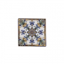 Plato postre cuadrado decorado Bizancio Ming II 18x18x2 cm_B2766Y1-1 (6 unidades)