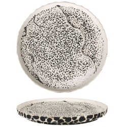 Plato llano Stoneware decoración Teide Ø28x3cm. P997055 (3 unidades)