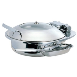 Chafing Dish Redondo Inox Inducción 6.5L | Hostelería Profesional