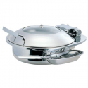 Chafing dish redondo inox inducción 6.5L 43.5x50.5x22.5cm 15300