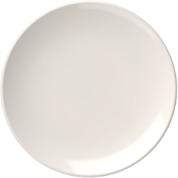 Plato Llano "Lona" Porcelana Bone China Blanco Ø 23 cm (Juego de 12)