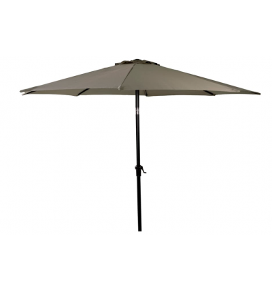 Parasol terraza Dralon en color taupe 250x250 cm Grosfillex 47 021 181