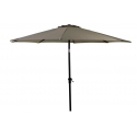 Parasol terraza Dralon en color taupe 250x250 cm Grosfillex 47 021 181