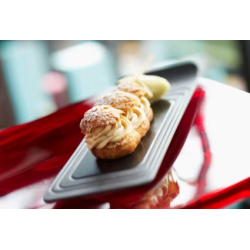 Plato rectangular negro 30x12cm BISTRO & CO REVOL 