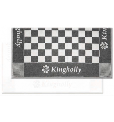 Paño de cocina KINGHOLLY de cristales blancos y negros 60x60cm 6980008