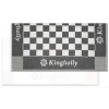 Paño de cocina KINGHOLLY de cristales blancos y negros 60x60cm 6980008