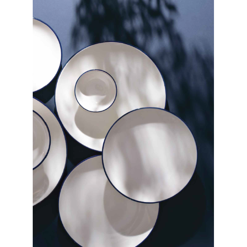 Bols Hondo Bone China ID Fine Lona Ø 16 cm: Elegancia y Capacidad. Set de 12 