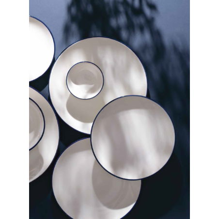 Bols Hondo Bone China ID Fine Lona Ø 16 cm: Elegancia y Capacidad. Set de 12 