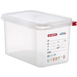  Araven Polypropylene Hermetic 03028: 4.3L, Grastronorm 1/4