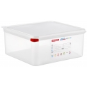 Etanche à l'air en polypropylène. Dimensions : Grastronorm 2/3 (354x325 mm). 14 litres. Hauteur 150 mm. Araven 00470 (1 unité)
