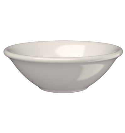 Bol hondo para ensalada porcelana blanca bone china "Lona". Ø 16 cm. Capacidad (cl) 42. ID Fine 10000-112016 (12 unidades)