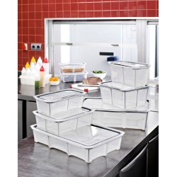 Tapa Universal de Silicona para GN 1/1 - Conservación Óptima de Alimentos