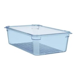 Cubeta Perforada de ABS Sin BPA GN 1/1 (530x325 mm) Altura 150 mm. 17,5L - Araven 7825