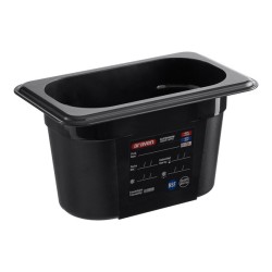 Cubeta de ABS para Mesa Fría Sin BPA GN 1/9 (176x108 mm) Altura 100 mm. 0,9L