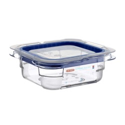 Hermético de policarbonato GN 1/6  Altura 65 mm. 0,75 L 9781