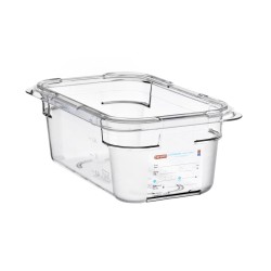 Polycarbonate Container GN 1/4 (265x162 mm) Height 100 mm. 2.6 L