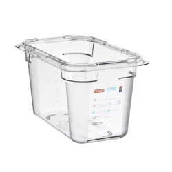 Cubeta de policarbonato GN 1/4 (265x162 mm) Altura 150 mm. 3,7 L