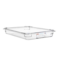 Cubeta de policarbonato GN 1/1 (530x325 mm) Altura 65 mm. 8,35 L. 