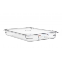 Hermético de policarbonato GN 1/6 (176x162 mm) Altura 65 mm.0,75L. Araven 9781