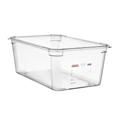 Cubeta de policarbonato GN 1/1 (530x325 mm) Altura 200 mm. 26,1 L