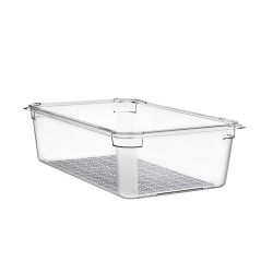 Cubeta perforada de policarbonato GN 1/1 (530x325 mm) Altura 150 mm. 17,5 L