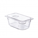 Hermético de policarbonato GN 1/6 (176x162 mm) Altura 65 mm.0,75L. Araven 9781