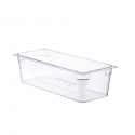 Hermético de policarbonato GN 1/6 (176x162 mm) Altura 65 mm.0,75L. Araven 9781