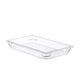 Cubeta basic de policarbonato GN 1/1 (530x325 mm) Altura 65 mm. 8,6 L