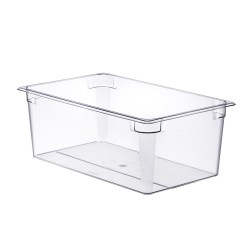 Cubeta basic de policarbonato GN 1/1 (530x325 mm) Altura 200 mm. 26,2 L