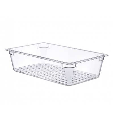 Hermético de policarbonato GN 1/6 (176x162 mm) Altura 65 mm.0,75L. Araven 9781