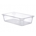Hermético de policarbonato GN 1/6 (176x162 mm) Altura 65 mm.0,75L. Araven 9781