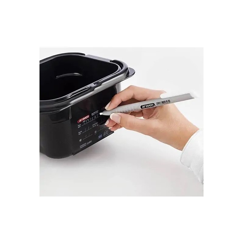 Portaminas blanco para cubetas y herméticos Araven 2393.