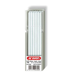 Recambio de portaminas blanco para cubetas y herméticos (12 unidades)